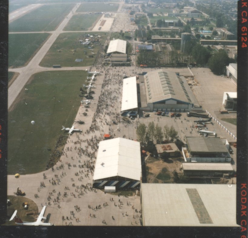 Vista aérea de FIDAE 1988