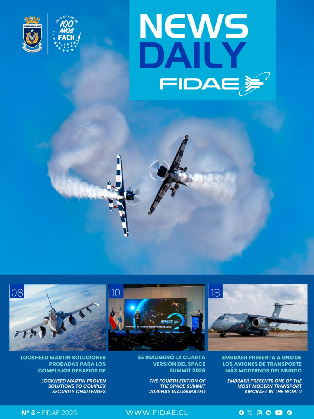 Portada FIDAE News Daily N3 2026