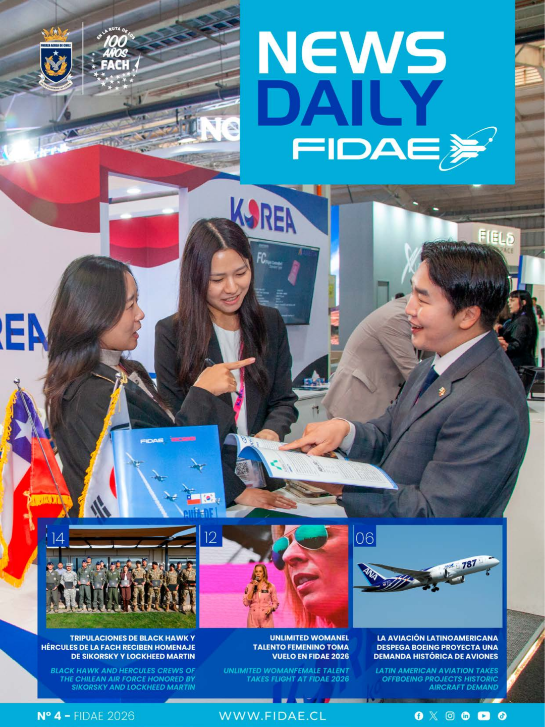 Portada FIDAE News Daily N4 2026
